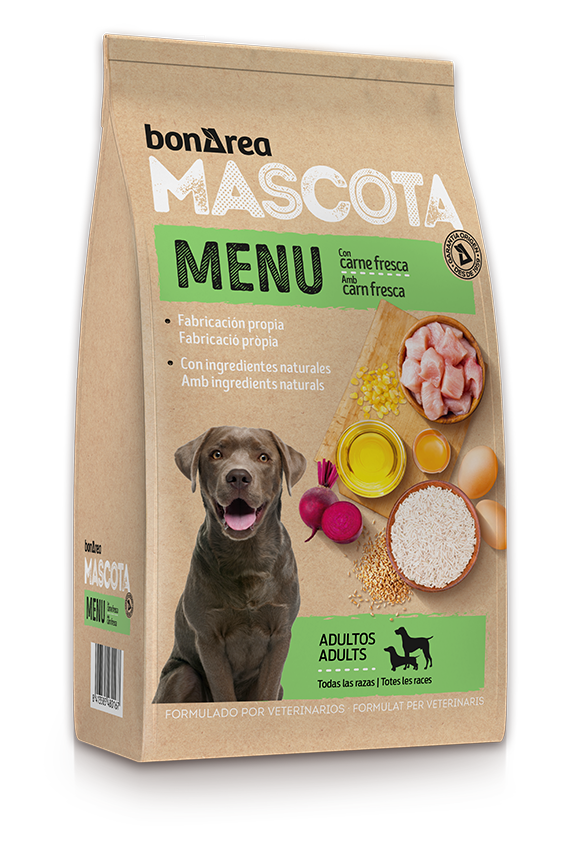 bonÀrea mascota Menu